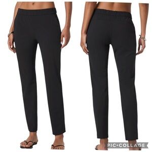 Vuori The Miles Ankle Pant Mid-Rise Tapered Leg Solid Black Size XS